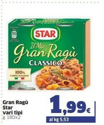 Sigma Star Ragù offerta