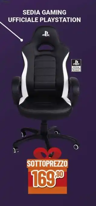 Expert SEDIA GAMING UFFICIALE PLAYSTATION offerta