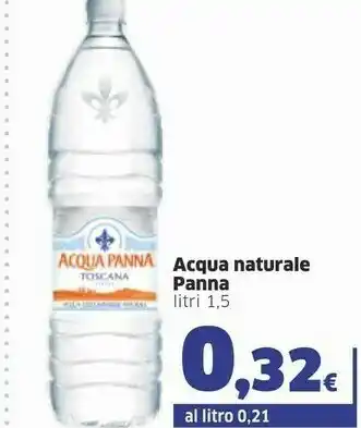 Sigma Acqua panna Acqua Minerale Naturale 1500 G(ml) offerta