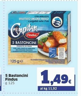 Sigma Findus 5 Bastoncini offerta