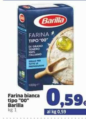 Barilla Farina Di Grano Tenero Tipo 00