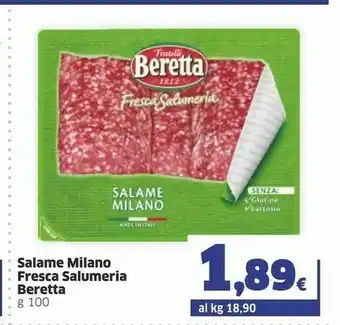 Sigma Beretta Salame Milano offerta