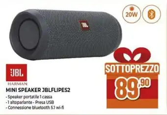Expert JBL MINI SPEAKER JBLFLIPES2 offerta