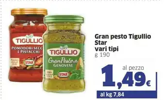 Sigma Tigullio Pesto offerta