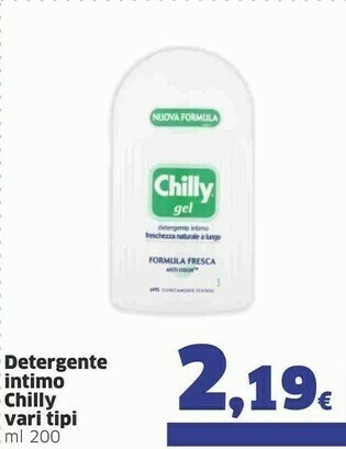 Sigma Chilly Detergente Intimo offerta