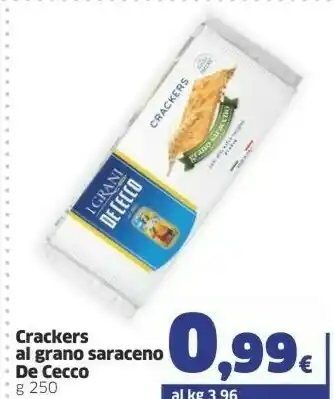 Sigma De Cecco Crackers offerta