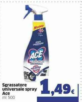 Sigma Ace Sgrassatore Universale Spray offerta