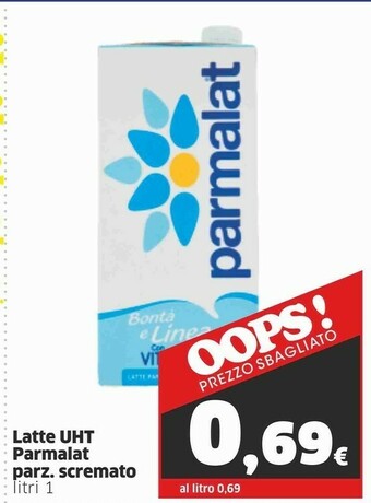 Sigma Parmalat Latte Uht Parzialmente Scremato offerta