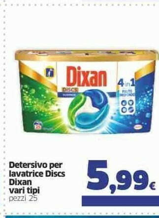 Sigma Dixan Detersivo lavatrice offerta