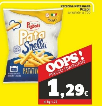 Sigma Pizzoli Pata Snella Patatine offerta