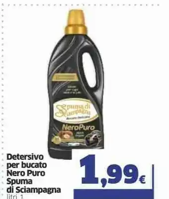 Sigma Spuma di Sciampagna Detersivo Per Bucato Nero Puro offerta