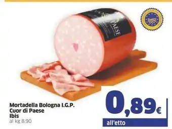 Sigma Ibis Mortadella Bologna Igp Cuor Di Paese offerta