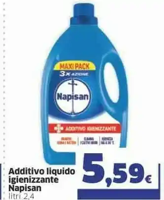Sigma Napisan Additivo Liquido Igienizzante offerta