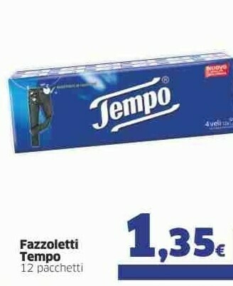 Sigma Tempo Fazzoletti offerta