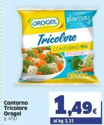 Sigma Orogel Contorno Tricolore Il Benessere offerta