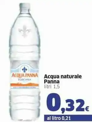 Sigma Acqua panna Acqua Panna - Acqua Minerale Naturale 1500 g(ml) offerta
