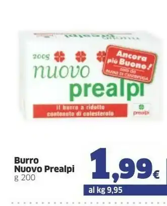 Sigma Prealpi Burro offerta