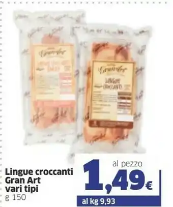 Sigma Lingue Croccanti Gran Art offerta