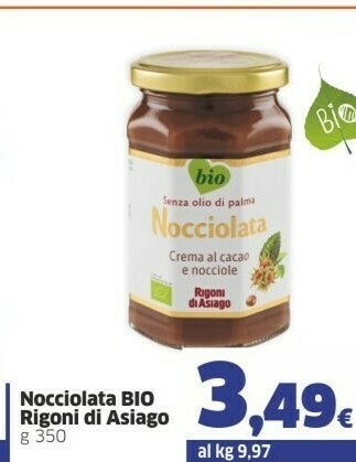 Rigoni Di Asiago Nocciolata Bio