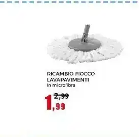 Ricambio Fiocco Lavapavimenti
