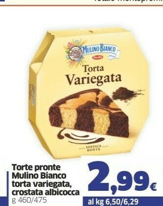 Sigma Mulino Bianco Torta Variegata Semplice E Buona offerta