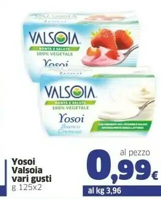 Sigma Valsoia Yosoi Cocco 100% Vegetale 250 G(ml) offerta