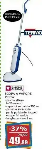 Termozeta Scopa A Vapore