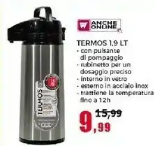 Termos 1,9 Lt Con Pulsante Di Pompagglo