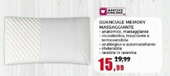 Guanciale Memory Massaggiante