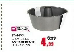 Happy Casa Stampo Ciambella Antiaderente offerta