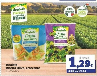 Sigma Bonduelle Insalata offerta
