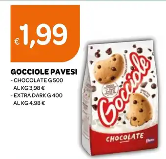 Ekom GOCCIOLE PAVESI - CHOCOLATE G 500 offerta