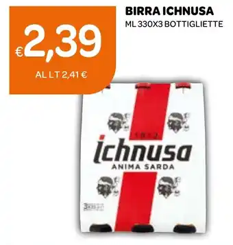 Ekom BIRRA ICHNUSA ML 330X3 BOTTIGLIETTE offerta