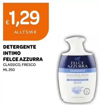 Ekom DETERGENTE INTIMO FELCE AZZURRA CLASSICO, FRESCO ML 250 offerta