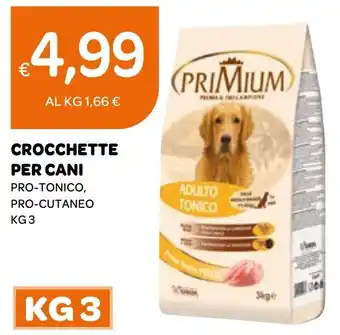 Ekom CROCCHETTE PER CANI PRO-TONICO, PRO-CUTANEO KG 3 offerta
