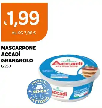 Ekom MASCARPONE ACCADI GRANAROLO g 250 offerta