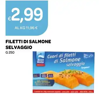 Ekom FILETTI DI SALMONE SELVAGGIO g 250 offerta