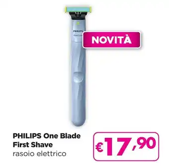 Saponi e profumi PHILIPS One Blade First Shave rasoio elettrico offerta