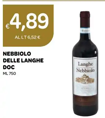 Ekom NEBBIOLO DELLE LANGHE DOC ml 750 offerta