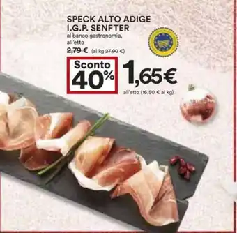Coop SPECK ALTO ADIGE I.G.P. SENFTER offerta