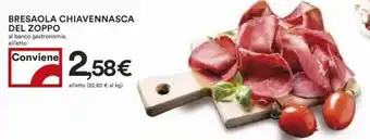 Coop BRESAOLA CHIAVENNASCA DEL ZOPPO offerta