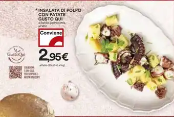 Coop INSALATA DI POLPO CON PATATE GUSTO QUI offerta