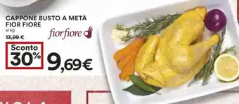 Coop CAPPONE BUSTO A METÀ FIOR FIORE offerta