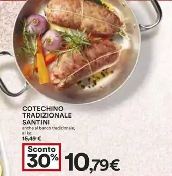 Coop COTECHINO TRADIZIONALE SANTINI offerta