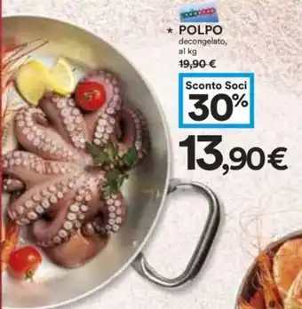 Coop POLPO decongelato offerta