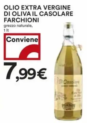 Coop OLIO EXTRA VERGINE DI OLIVA IL CASOLARE FARCHIONI 1 lt. offerta
