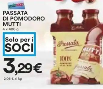 Coop PASSATA DI POMODORO 4 x 400 g offerta