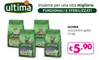 Saponi e profumi ULTIMA croccantini gatto 1,5 kg offerta