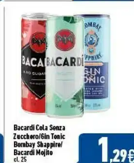 C+C Italmarket Bacardi Cola Senza Zucchero offerta