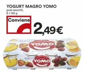 Coop YOGURT MAGRO YOMO gusti assortiti, 8 x 125 g offerta